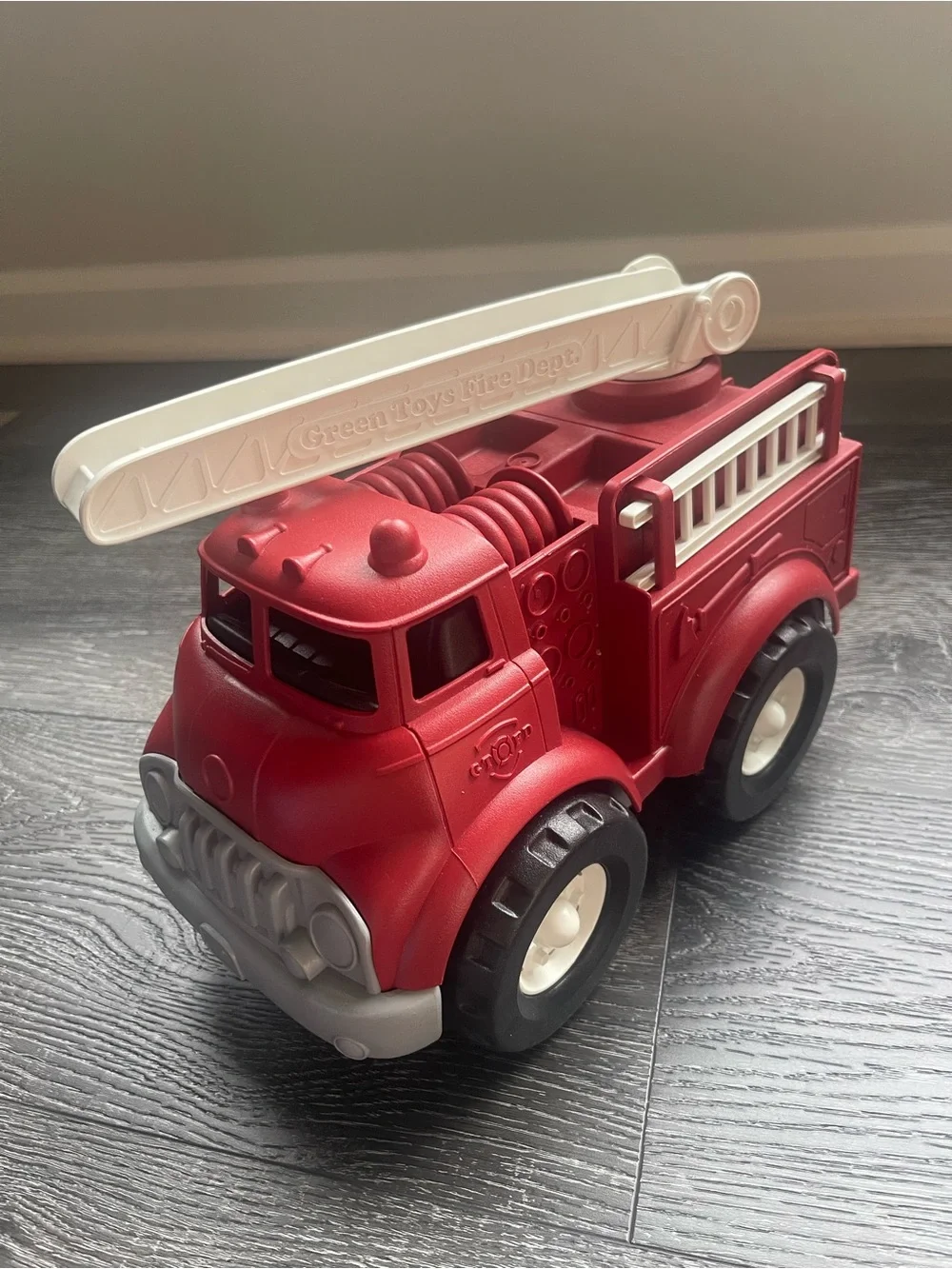 Red and Light Green Kids Toy Trucks Set - Durable Play Vehicles